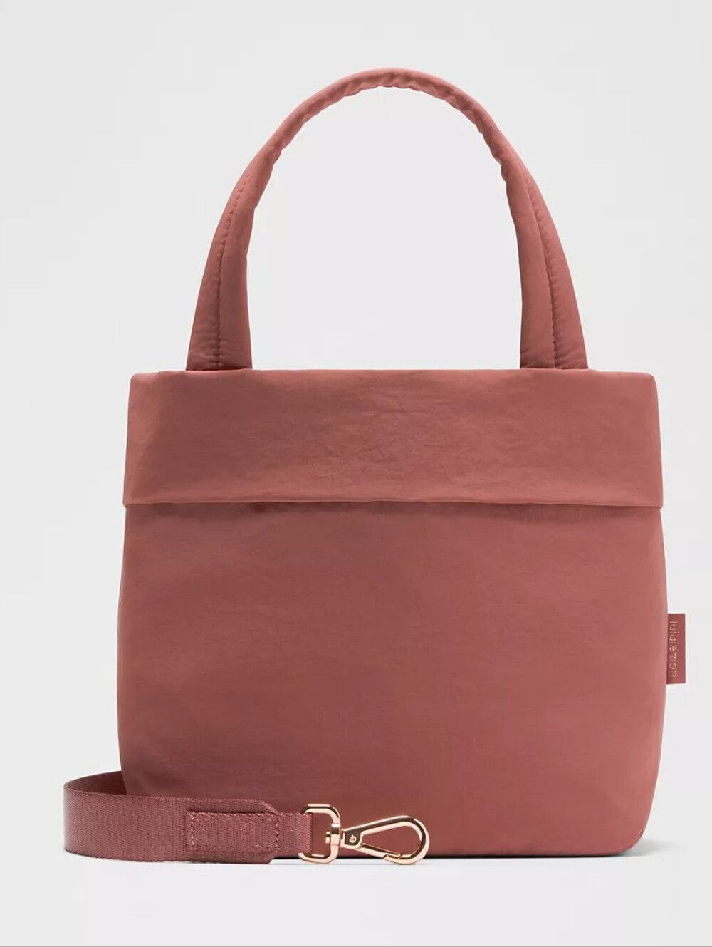 Lululemon Dusk & Rose Gold On My Level Small Tote Bag 5L Crossbody NWT - Picture 2 of 10